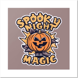 Spooky night magic Posters and Art